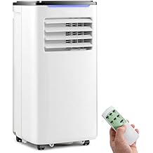 PETSITE 8000 BTU Portable Air Conditioner, 3 in 1 AC Cooling Unit with Remote Control, Dehumidifier, Window Kit Included, Stand up AC for Home, Apartment, Cools Rooms up to 250 Sq.Ft