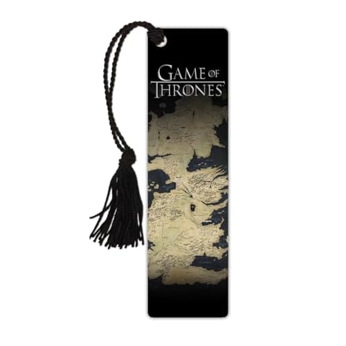 Game of Thrones Map 2 X 7 Glossy Tassel Bookmark Officially Licensed Merchandise USBMP1001