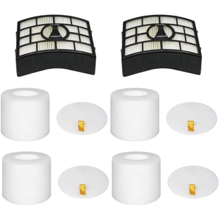 NV752, AZ1002 Filters for Shark Rotator APEX DuoClean Powered Lift-Away Vacuum AZ1002, NV650, NV651, NV652, NV750, NV751, NV752, NV753, AX950, AX951, Replacement Part XFF650 & XHF650