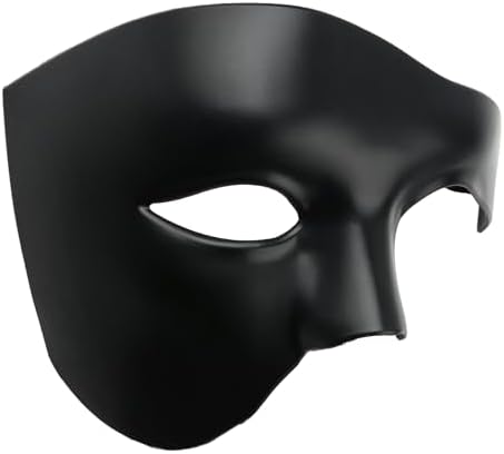 Hoshin Masquerade Mask, Half-Face Mardi Gras Decorations Venetian Masks for Mens