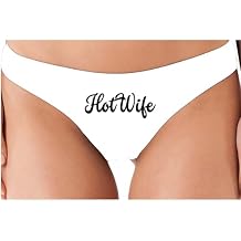 Knaughty Knickers HotWife Life Shared Lifestyle Hot Wife White Thong Underwear