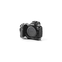 Tilta Half Camera Cage Compatible with Canon R5 Mark II - Black | Mount Accessories w/Cold Shoe, 1/4"-20 and 3/8"-16 | Securely Attaches to Camera | Silicone Padding and Lightweight