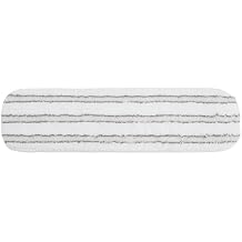 Quick Shine Clean + Polish Pad | Dual-Strip White & Gray Microfiber Pad Ideal for Cleaning & Polishing | Reusable, Washable & Safe for All Hard Surface Floors