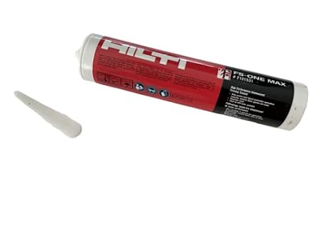 HIlti 2101531 FS-ONE MAX 10.1oz Tube (1 Tube) firestop fire Protection Systems