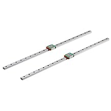 TEN-HIGH MGN12 345mm Linear Guide Rail Linear Motion Slide Rails Linear Motion Products, for 3D Printer and CNC Machine, 2pcs Rails + 2pcs MGN12C Block Bearings