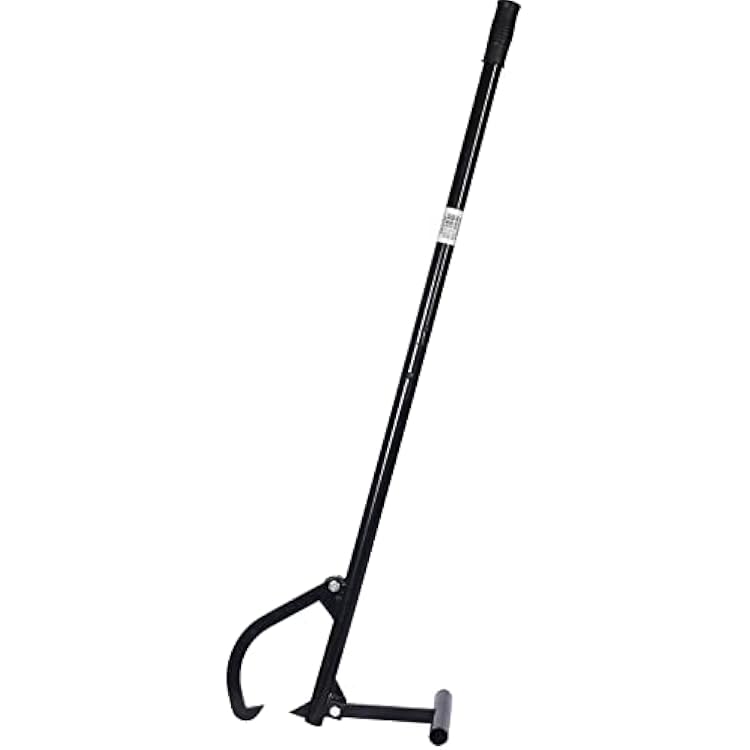 52 Timberjack Log Lifter, Adjustable Log Roller Cant Hook, Heavy Duty Steel Log Jack, Logging Tools for Rolling and Raising Up The Logs