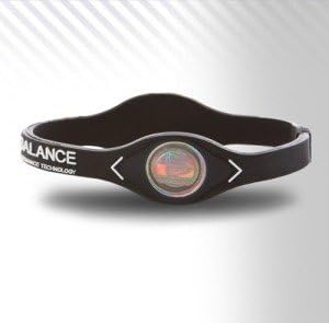 Power Balance PowerBalance Silicone Wristband Armband Black-White L