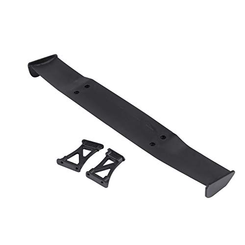 RC Car Tail Wing, Drifting RC Wing with Base Mount and Screws, 110 Scale Spoiler for RC Enthusiasts, Hobbyists, and Drift Racing Models