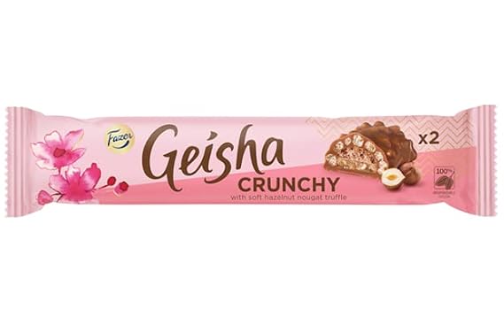 Fazer Geisha Crunchy Chocolate 40 of 50g 72oz