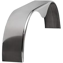 Tough Grade Cargo Trailer Aluminum Smooth Tandem Teardrop Fender 10 34" x 72" x 20" | 1 Pack | Trailer Fender | Tandem Trailer Fenders | Boat Trailer Fenders