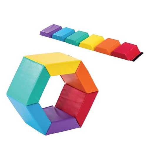 New Bounce Tumbling Mat for Kids - Gymnastics Mat - Folding Exercise Tumble Mat for Home Gyms