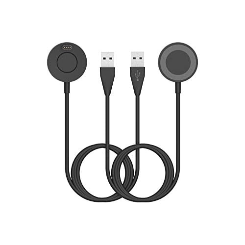 2-Pack Charger Compatible with Garmin Forerunner 165Forerunner 55Forerunner 570 970Forerunner 955 965 Charger, Replacement Charging Cradle Dock for Garmin Forerunner 165 55 955 965 970 570