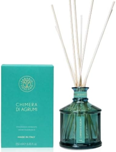 Erbario Tuscano Chimera Di Agrumi Reed Diffuser, 8.5 oz, Green