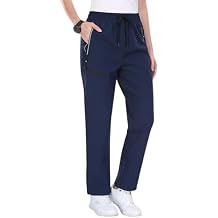 MoFiz Women's Waterproof Insulated Snow Pants Fleece Lined Winter Ski Hiking Pants Warm Outdoor Softshell with Elastic Waist