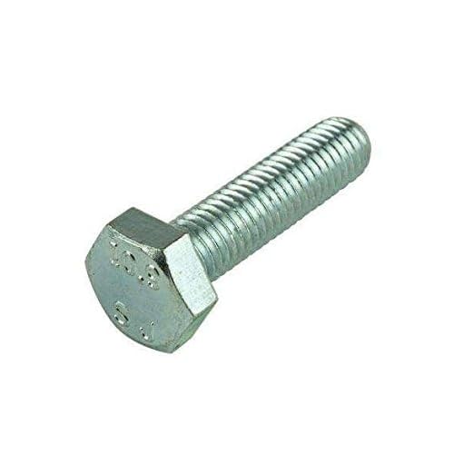 M6 x 20mm Hex Cap Screw Metric Class 8.8 Zinc Plated Steel Quantity: 100 pcs M6-1.0 x 20mm Hex BoltCoarse ThreadFully ThreadedDIN 933