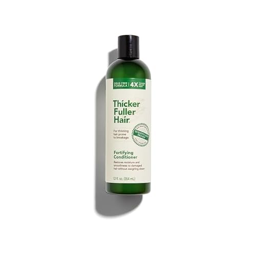 Thicker Fuller Hair Fortifying Conditioner - Moisturizing for Women - Lightweight, Natural Formula - Hair Smoothing - 12 oz
