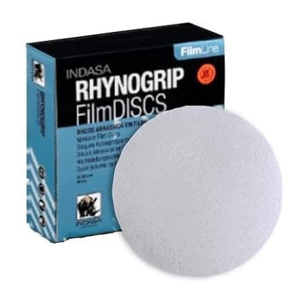 Indasa 5" FilmLine Rhynogrip Solid Sanding Discs, 7500F Series 240