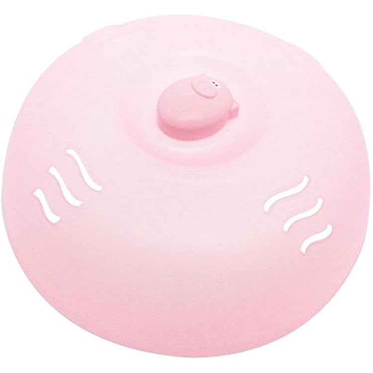 Joie Oink Pig Plastic Splatter-Proof Microwave Plate Cover, Pink
