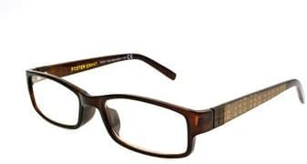 Magnivision Derick Reading Glasses with Case - Brown/Gold - 1.50 by Foster Grant ...