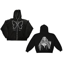 Mariah Carey Official Merch Here for It All Butterfly Gem Zip Hoodie
