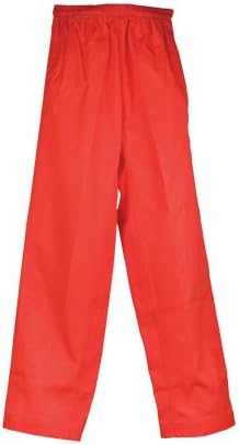 Tiger Claw Hayashi Heavy Weight Traditional Karate Pants - Red - Size 4