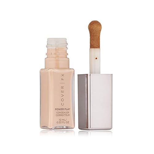 Cover FX Power Play Concealer: Crease-Proof, Transfer-Proof Concealer Provide 16-hour Full Coverage with Powerful Pollution Defense- P Medium 2, 0.33 Fl Oz