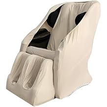 Full Body Shiatsu Massage Chair Protective Cover,Zero Gravity Single Recliner Slipcovers Washable Dustproof Massage Chair Covers Soft Stretch Sofa Cover for Most Chair,Red
