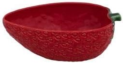 Bordallo Pinheiro Strawberries Oval Bowl 13,5