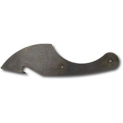 RMP Knife Making Blank - 1095 High Carbon Annealed Steel, Ready to Finish, Raw Edge, Gutter Skinner Knife
