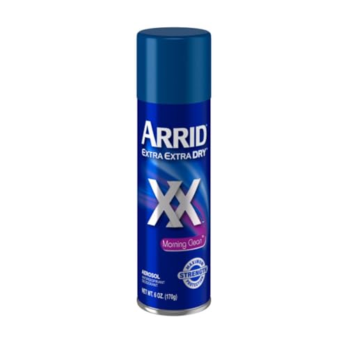 Arrid XX Anti-Perspirant and Deodorant Spray Morning Clean, 6 oz. Pack of 1