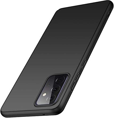 Phone Case for Samsung Galaxy A72 5G Slim Protective A72 5G Case [Guard from ShockScratchSlipFingerprint] [Matte Finish] Durable PC Hard Cover for A72 5G-Black