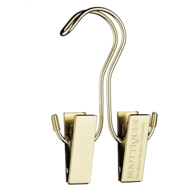 Original Boot Hanger - Shoe Storage Space Saver Set of 3; Boot Hanger, Holder, Clips, Storage Champagne Gold
