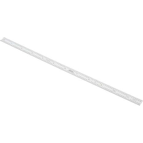 SPI 13-867-7 Flexible Steel Rule: 5R Graduation, 1/2" Wide x 12" Long