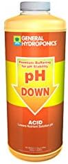 General Hydroponics pH Down Adjusting Solution - 1 Quart