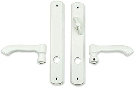 Andersen Albany Style (Double Active) Hinged Door Hardware Set in White