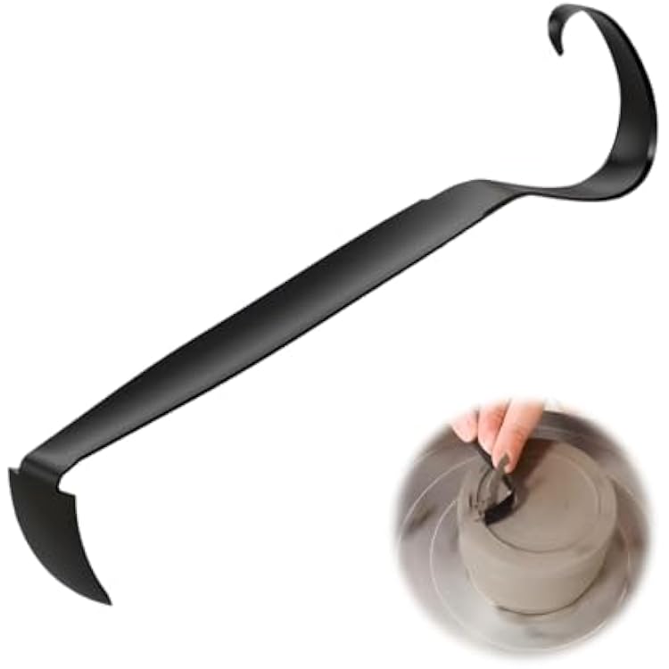 Trimming Tools Pottery, Versatile Ceramic Tool, 6.290.70in Double-Ended Clay Trimmer, Suitable for Cutting, Trimming and Engraving Detailing Black