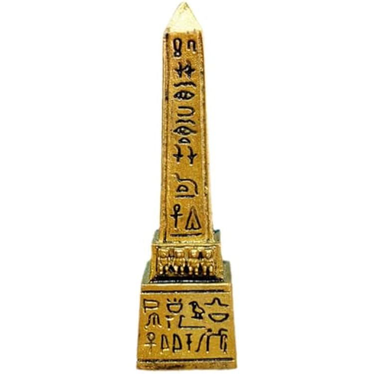 Alipis Figurine Tower Statue Unique Decorative Accent for Home Office Decor Table Sculpture Ancient Souvenir Fine Workmanship Creative Design for Desktop Display