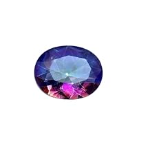 7 Ct Multi Color New Alexandrite Certified Oval Shape Loose Gemstone for Necklace, Ring, Bracelet and Jewelry Making
