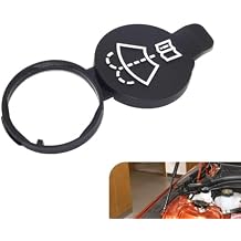 1 PC Windshield Wiper Cover, Wiper Cleaning Reservoir Tank Cap, 1450270 13227300 Replacement, Compatible with Buick Cadillac Chevrolet Opel Vauxhall Envision Encore Sail Meriva (Black)