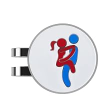Golf Ball Marker Hat Clip, Golf Accessories for Men, Golf Ball Stamp, Personalized Funny Adult Golf Gifts, Golf Gadgets 25MM