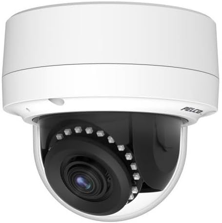 Pelco IMP531-1IS 5MP IR WDR Indoor PoE H.265 Network Dome Camera with 2.8-12mm Motorized Varifocal Lens