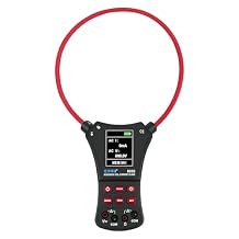 ETCR6920 Digital Flexible Coil Large Current Clamp Meter Ammeter AC 0mA-10,000A with 200 mm/7.9 inch Rogowski Coil Diameter AC/DC Voltage Tester Insulation Resistance Meter 0-2k