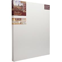 Masterpiece ZSMM-2230 Monet Pro 1.5" Deep Monterey 10.5 oz Cotton Medium Texture Stretched Artist Canvas 22" x 30" 3 Pack