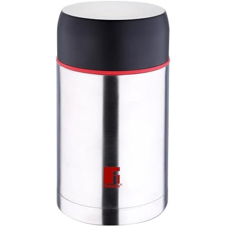 Bergner Travel Vacuum Food Jug, Stainless Steel, Polypropylene, Silver, 1000 ml
