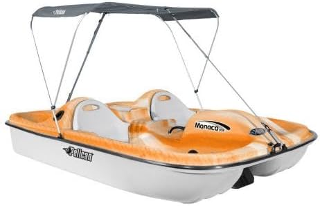 Monaco Deluxe Angler Pedal Boat - Fade Orange