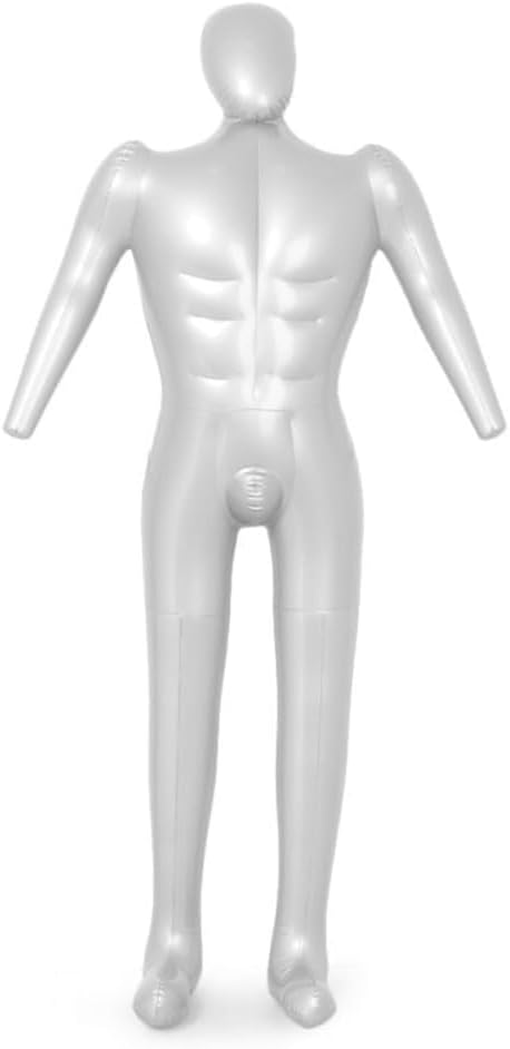 Inflatable Full Body Mannequin Male Tailors Dummy Model Display for Retail Stores Travel Exhibitions 66