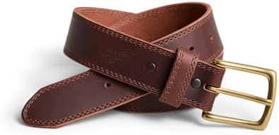 Red Wing Shoes Mens Basic Work Belt, 1.5 Full-Grain Leather, Heel Bar Buckle
