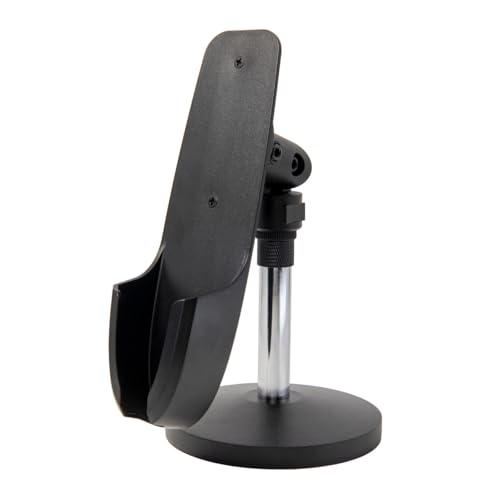 ECS WordVault Desktop Mic Stand Compatible wPhilips SpeechMike Premium LFH3500 SMP3700 Nuance PowerMic 4 Hands-Free Dictation Holder - Helps to Ease Carpal Tunnel, Trigger FingerThumb Injuries
