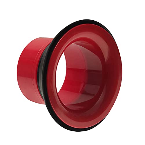 Bass Drum Enhancer ABS Rubber Bass Drum Kick Enhancer with Black Port Hole Protector,Mic Hole Drum,Red, 500147201A2
