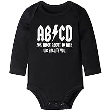 AB/CD for Those About To Talk We Salute Cute Baby Rock Bodysuit Short/Long Sleeve Onesie